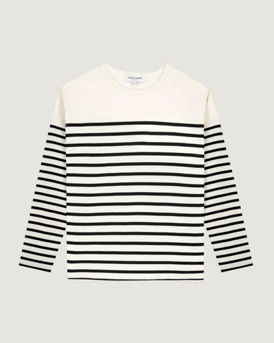 womens montpar sailor shirt#color_ivory-black