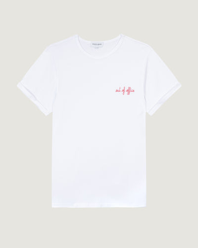 "out of office" poitou t-shirt#color_white