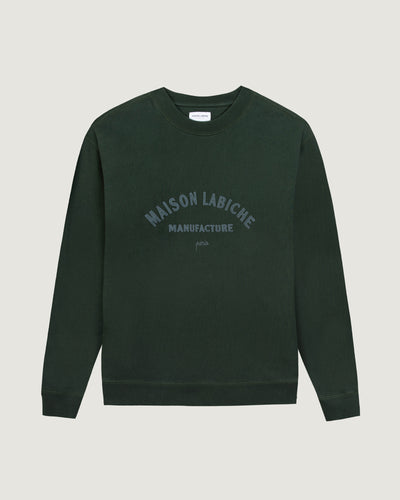 manufacture charonne sweatshirt#color_army-green