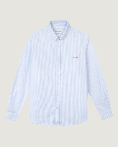 "good vibes" bonne graine oxford cotton#color_ox-brushed-stripes